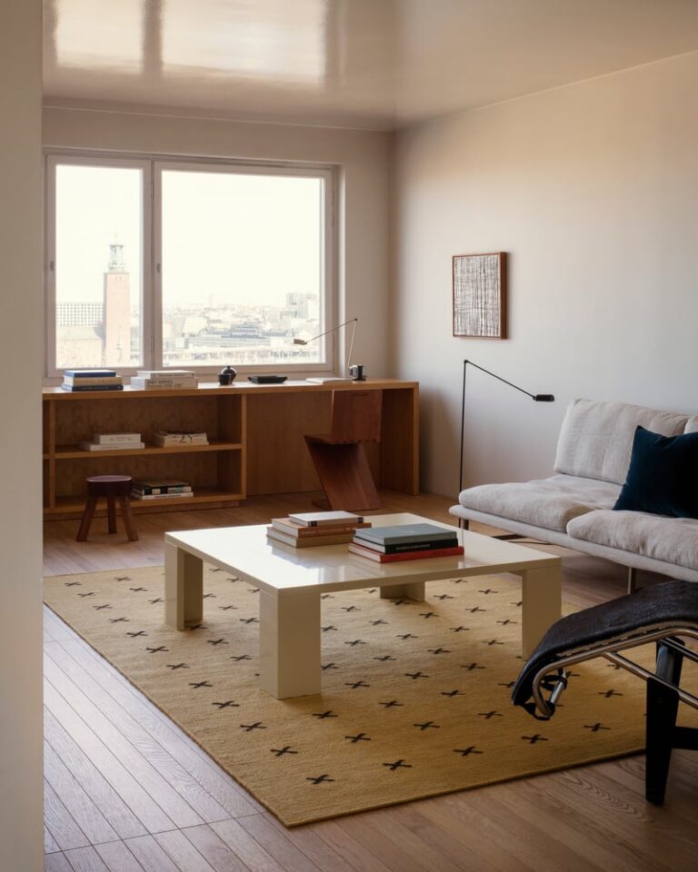 Ковёр Nordic Knots — Cross – Mustard/Dark Brown — 170×240