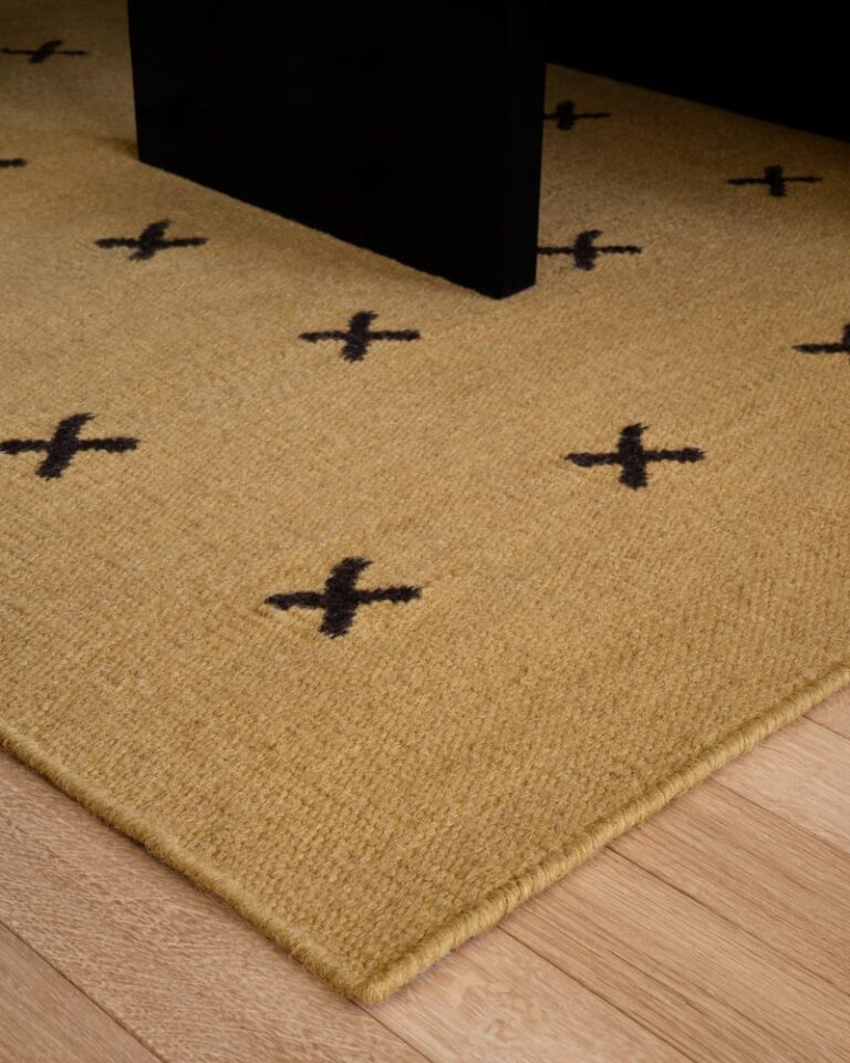 Ковёр Nordic Knots — Cross – Mustard/Dark Brown — 170×240