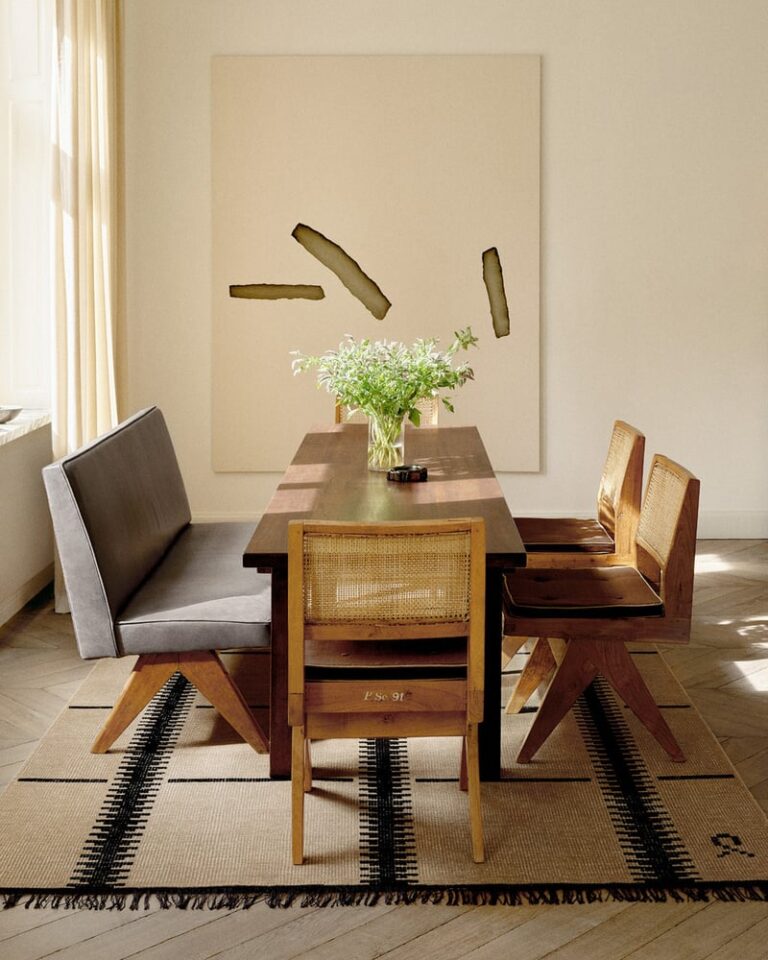 Ковёр Nordic Knots — Elder 06 – Black — 350×450