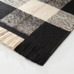 Ковёр Nordic Knots —  Plaid – Black/Cream — 140×200