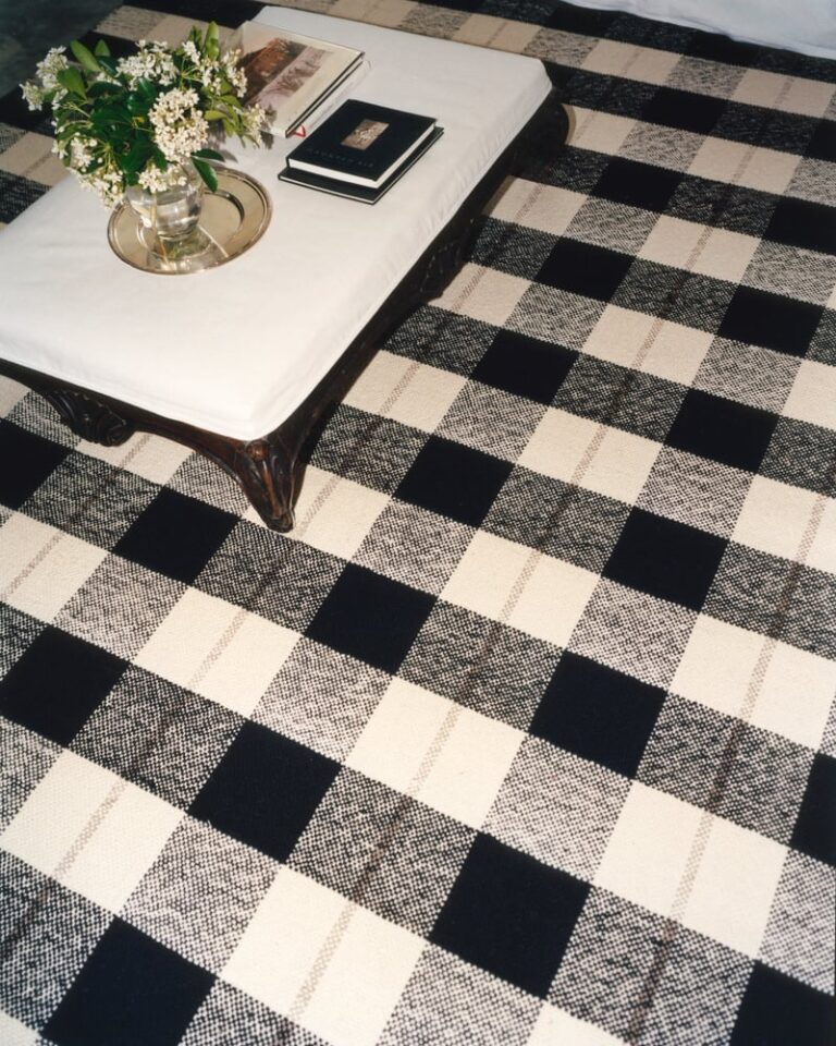 Ковёр Nordic Knots —  Plaid – Black/Cream — 200×300