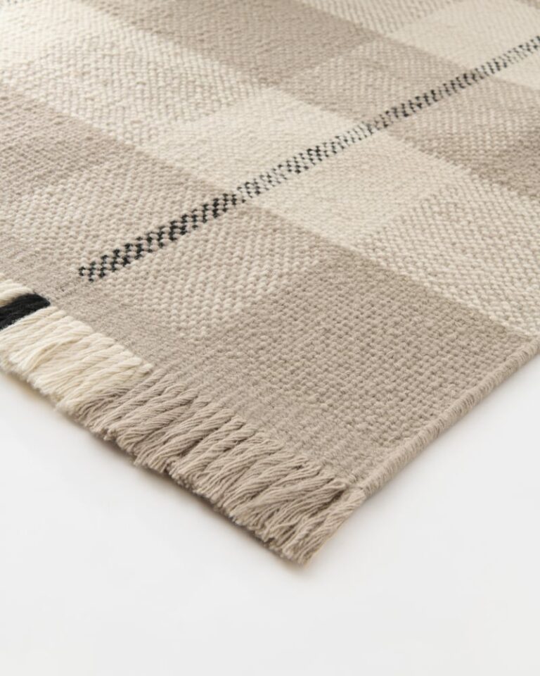 Ковёр Nordic Knots —  Plaid – Sand/Cream — 140×200