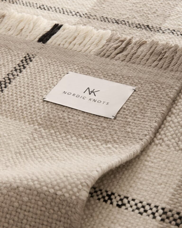Ковёр Nordic Knots —  Plaid – Sand/Cream — 140×200