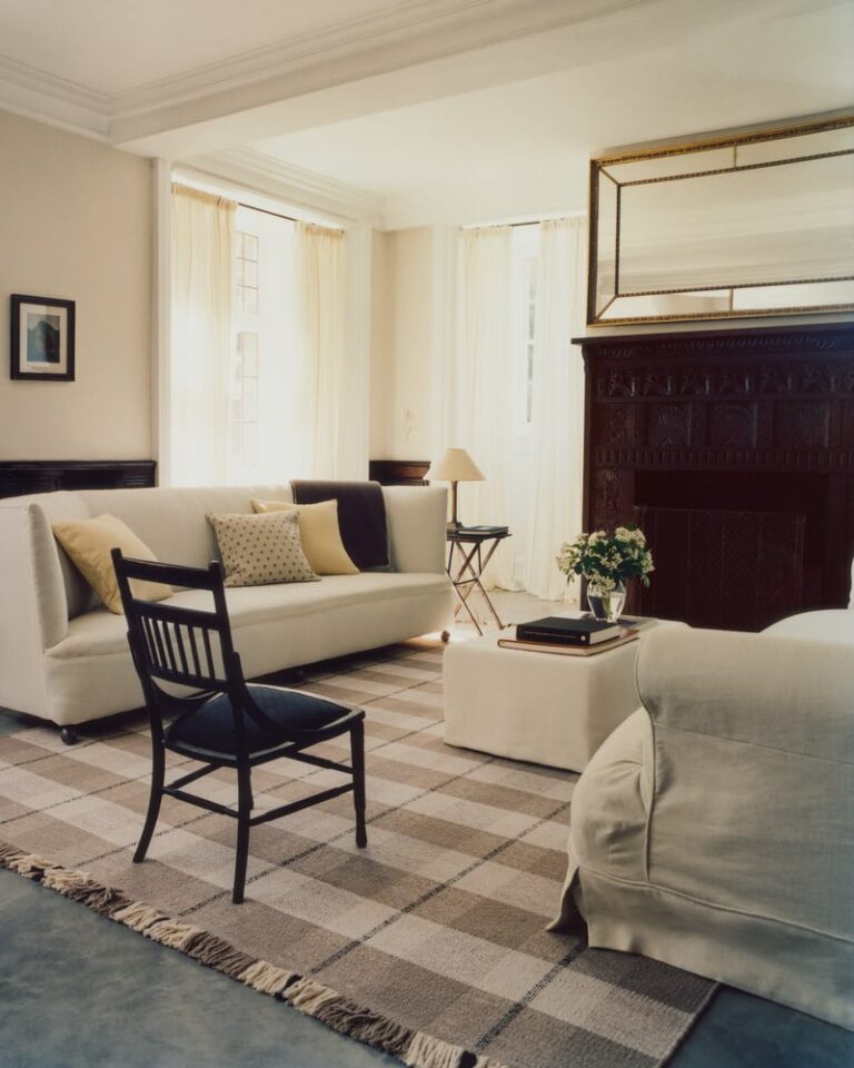 Ковёр Nordic Knots —  Plaid – Sand/Cream — 140×200