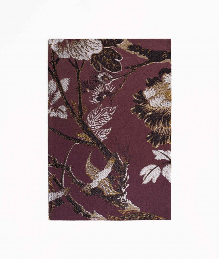 Ткань - Dedar - Silkbird Jacquard - 002 purple lac