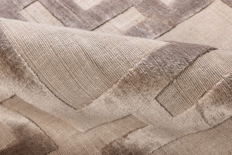 Индийский ковёр из арт-шёлка и хлопка — EATON RUG