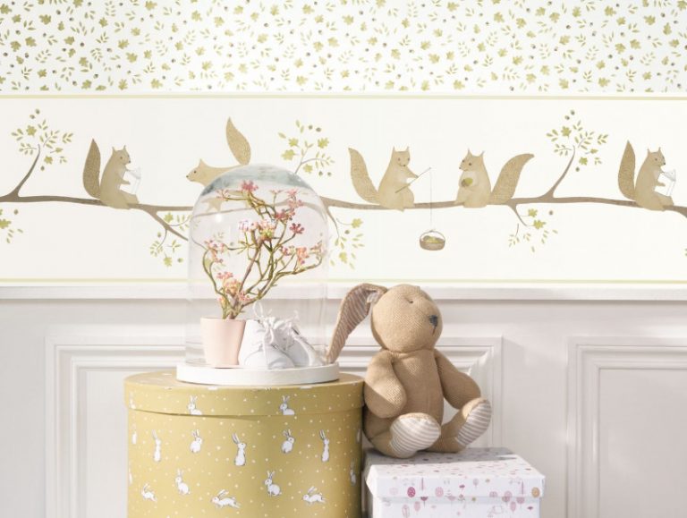 Обои — Casadeco — ROSE & NINO CASADECO — Rose & nino espiegle — Beige (арт. 85631033)