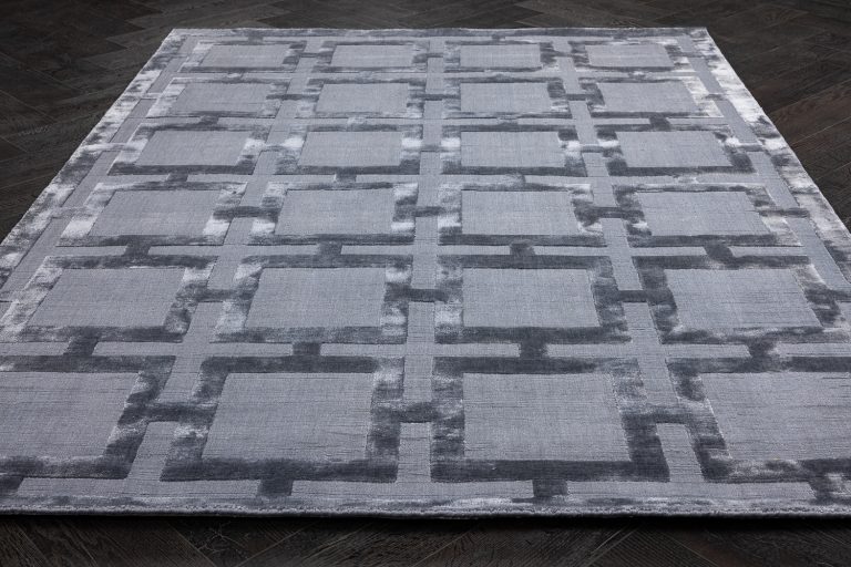 Индийский ковёр из арт-шёлка и хлопка — EATON RUG
