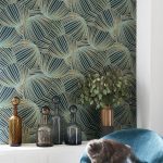 Обои — Casadeco — MEDITERRANEE — Pampelonne — Lagon (арт. 87426812)