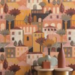 Обои — Casamance — Monterosso Marine/ambre — 75542038