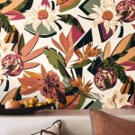 Обои — Casamance — Salvador Emeraude / Moutarde — 75531528