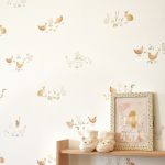 Обои — Casadeco — ONCE UPON A TIME — Companions of the farm — Terracotta (арт. 88372658)