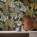 Обои — Casamance — Peradeniya Noir/acier — 75940610