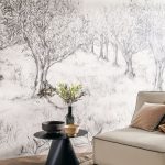Обои — Casamance — Lauris Kaki/ciel — 75631222