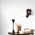 Обои — Casadeco — SO WHITE 4 — Petit geometrique — Blanc/argent (арт. 84170123)