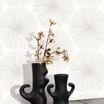 Обои — Casadeco — SO WHITE 4 — Helsinki eclat — Taupe / blanc (арт. 82040124)