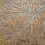 Индийский ковёр из шёлка и шерсти — FLORALIS