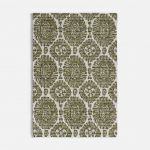 Ткань MariaFlora - Lantana Flower 74 olive green