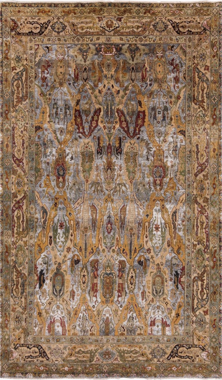 Индийский ковёр из шерсти — ZIEGLER VINTAGE