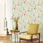 Обои — Casadeco — GARDENS — Fleurs des champs — Noir fusain (арт. 87659456)