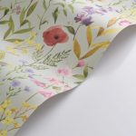 Обои — Casadeco — GARDENS — Fleurs des champs — Noir fusain (арт. 87659456)
