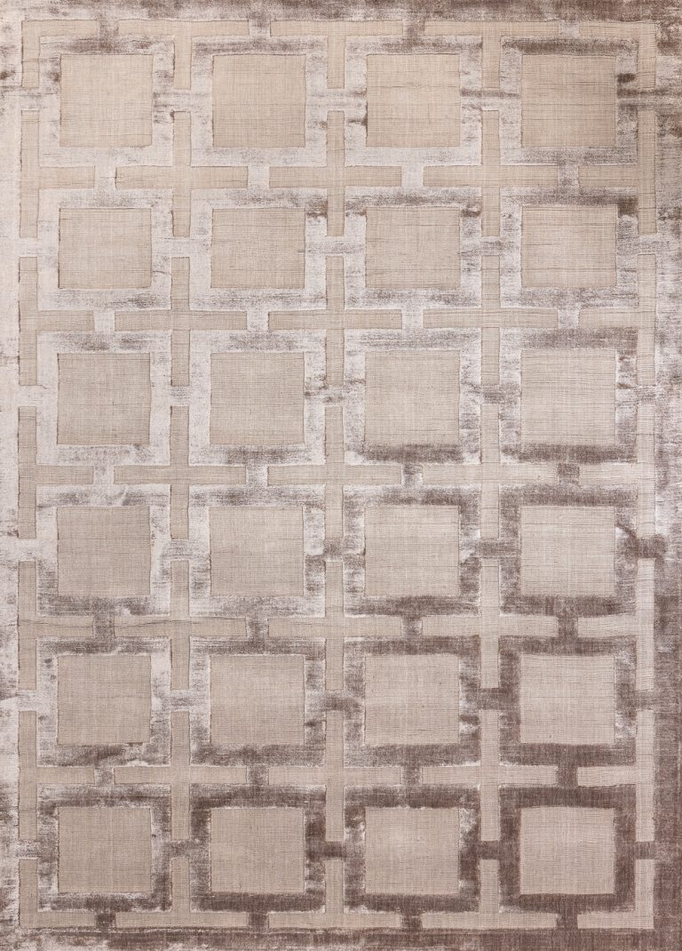 Индийский ковёр из арт-шёлка и хлопка — EATON RUG