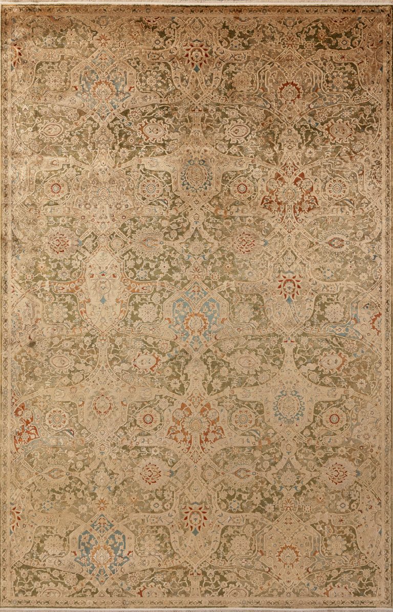 Турецкий ковёр из шёлка и вискозы — KIRMAN ANTIQUE