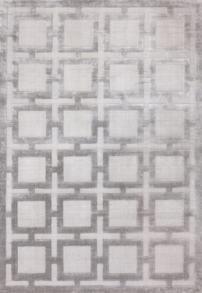 Индийский ковёр из арт-шёлка и хлопка — EATON RUG