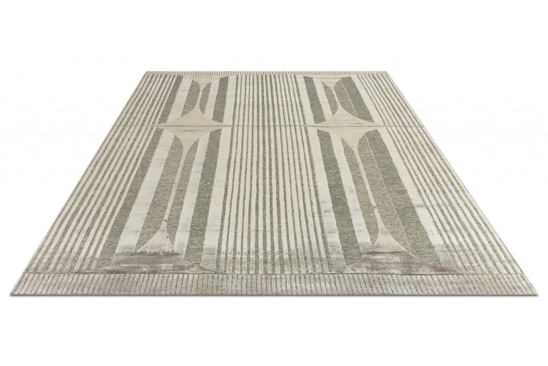 Индийский ковёр из шерсти, хлопка и бамбукового шёлка — ART DECO RUGS
