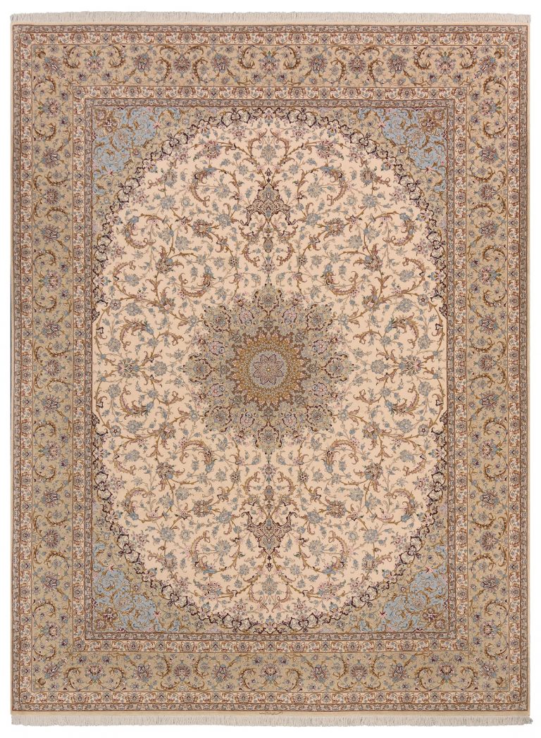 Иранский ковёр из шерсти и шёлка — ISFAHAN IR