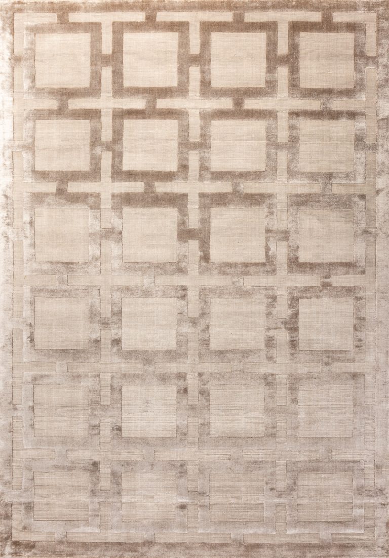 Индийский ковёр из арт-шёлка и хлопка — EATON RUG