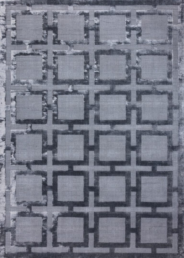 Индийский ковёр из арт-шёлка и хлопка — EATON RUG