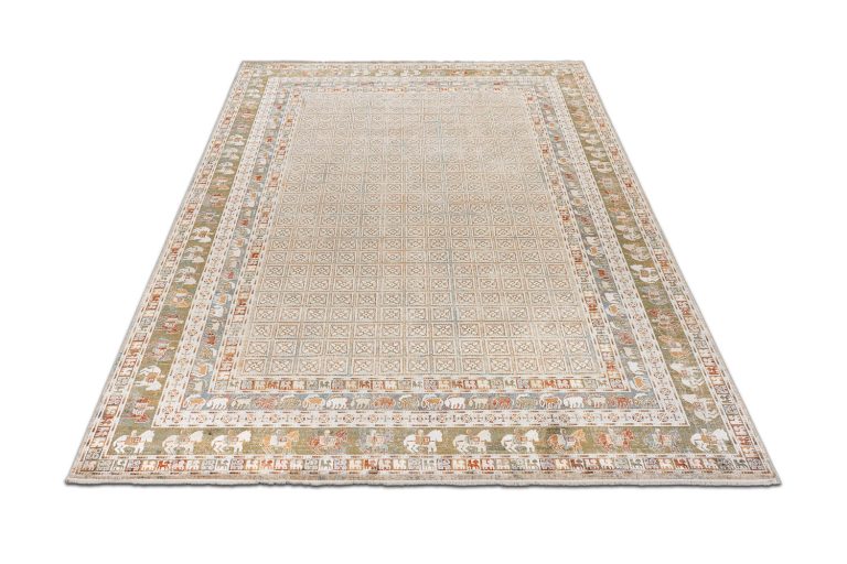 Турецкий ковёр из шёлка и вискозы — KIRMAN ANTIQUE