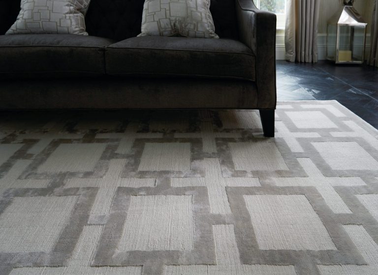 Индийский ковёр из арт-шёлка — EATON RUG