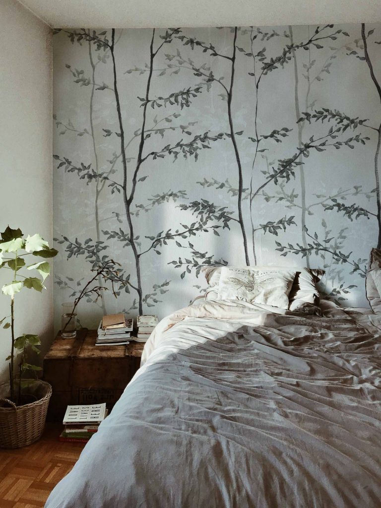 Обои Coordonne — Woods Silver 7800996 (коллекция Botanica)