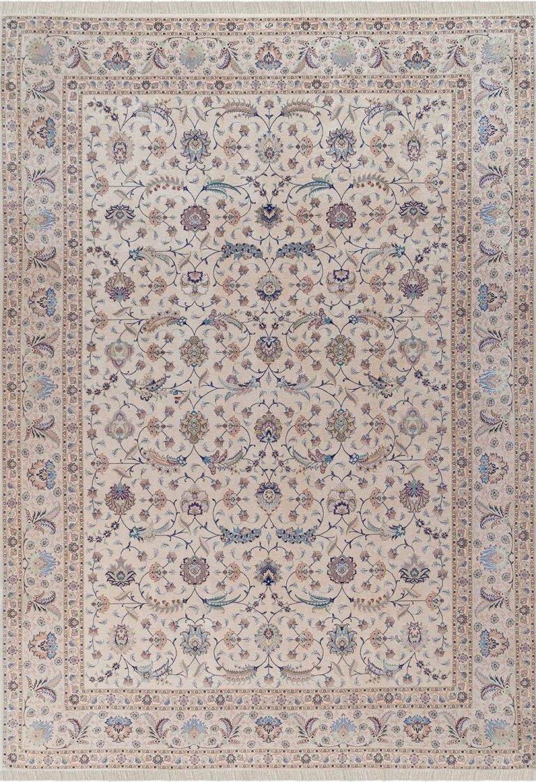 Иранский ковёр из шерсти и шёлка — TABRIZ 60