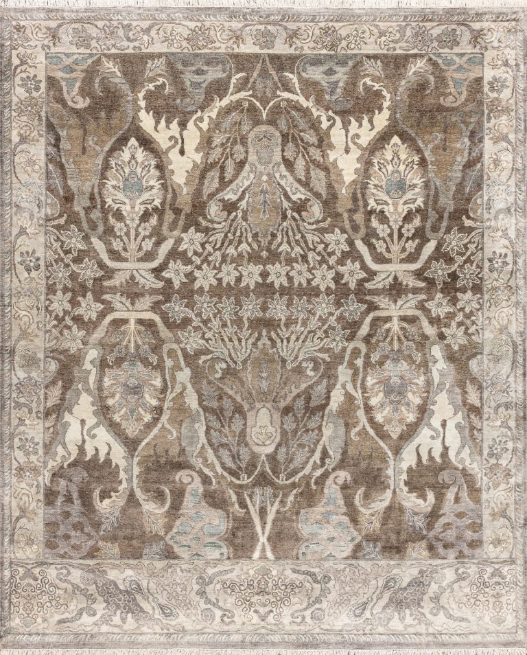 Индийский ковёр из шёлка и хлопка — ZIEGLER SILK