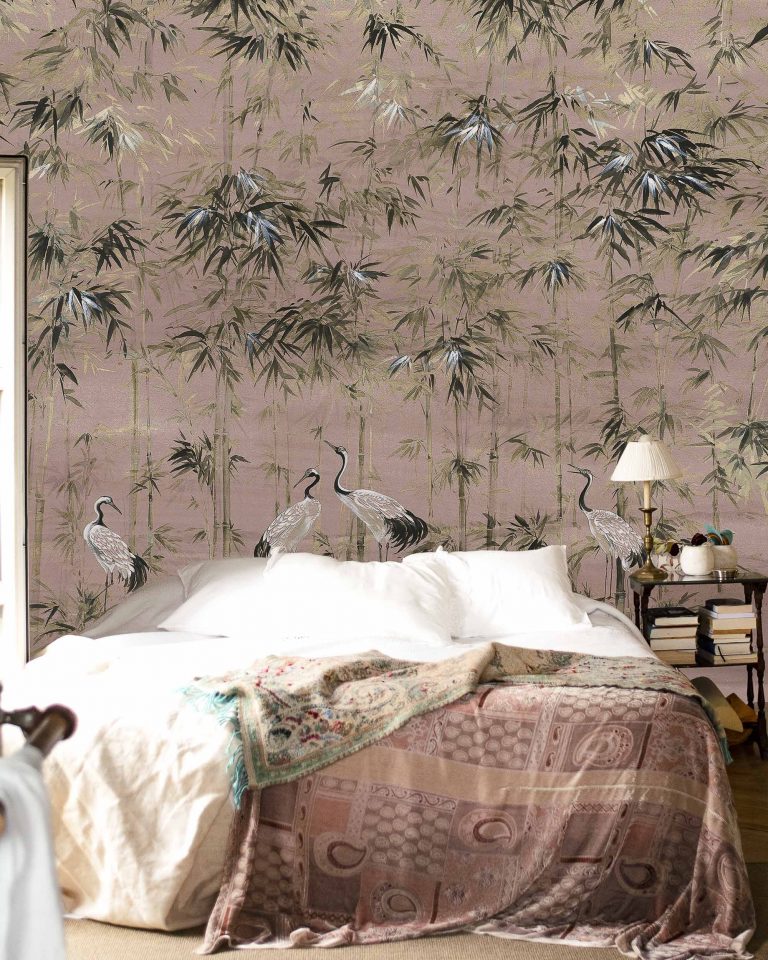 Обои Coordonne — Garzas Rose 7900002 (коллекция Random Chinoiseries)