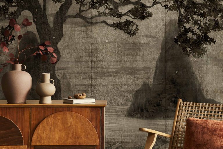 Обои Coordonne — Zilant Sepia 7900192 (коллекция Random Chinoiseries)