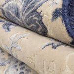 Индийский ковёр из шерсти и арт-шёлка — SHABBY CHIC