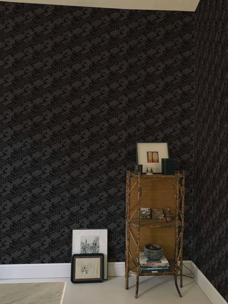 Обои Coordonne — Hexagon Coal A00445 (коллекция Woodcraft)