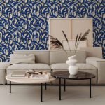 Обои Coordonne — Moroccan branches Blue A00911 (коллекция Central Saint Martins – Rest Time)