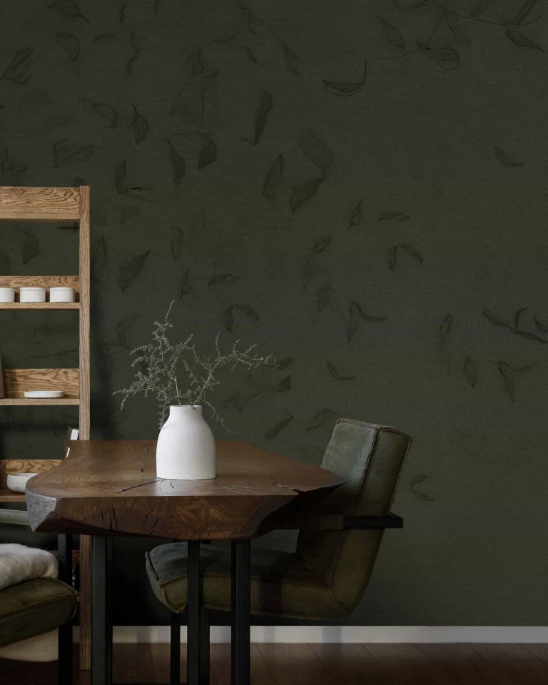 Обои Coordonne — Leaves reflection Green A00940 (коллекция Central Saint Martins – Rest Time)