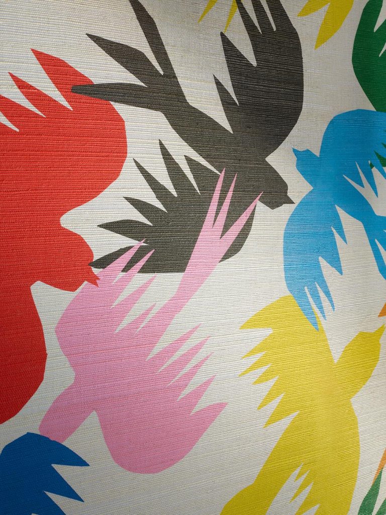 Обои Pierre Frey — Birds traffic — Multicolore FP207001 (коллекция La Couleur De Nos Reves)
