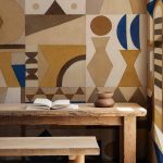 Обои Coordonne — Amasigh Pottery Ultramarine B00462 (коллекция Berber)
