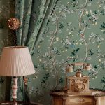 Обои Coordonne — Birds Prosperity Jade B00118 (коллекция Forbidden City)