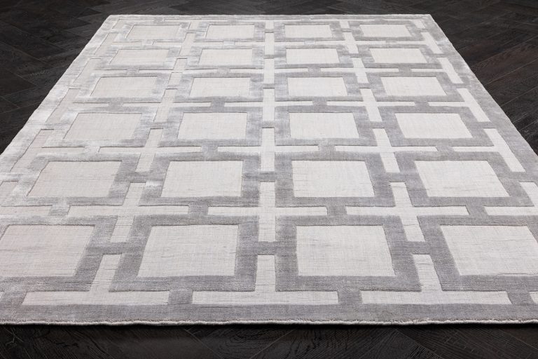 Индийский ковёр из арт-шёлка и хлопка — EATON RUG