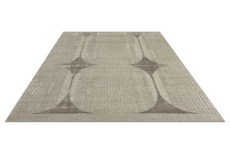 Индийский ковёр из шерсти, хлопка и бамбукового шёлка — ART DECO RUGS