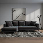 Ковёр — Draft Black — Carpet decor by Fargotex