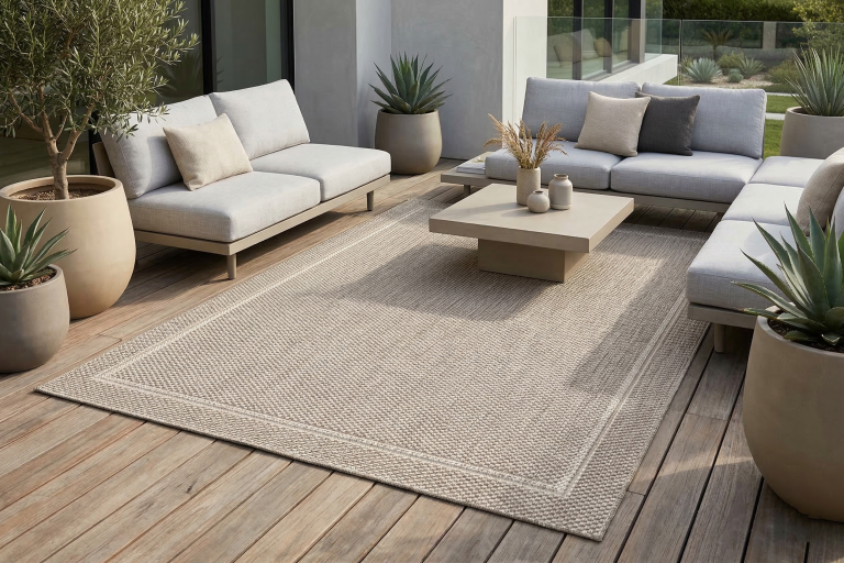 Ковёр Grano Frame Gray — Carpet decor by Fargotex